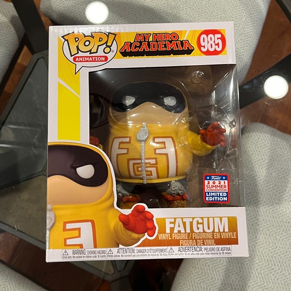 Funko POP! Vinyl - Fatgum, My Hero Academia Convention Exclusive 6” - Picture 1 of 1